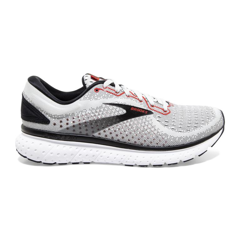 Brooks Men's Glycerin 18 Road Running Shoes - Grey/Black/Tradewinds (ECXT51948)